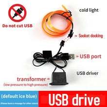 Load image into Gallery viewer, Car Interior LED Strip: Atmosphere Lighting USB Decor, DIY Flexible Light Tube