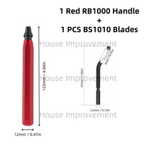 Load image into Gallery viewer, Deburring Tool Set with 11pcs High Speed Steel Swivel Blades Burr Removal Tool for Metal Resin PVC Pipes Copper Plastic Aluminum