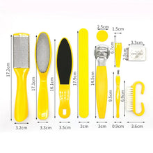 Load image into Gallery viewer, 10-in-1 Foot Pedicure Kit Callus Remover Nail Nipper Toe Separator Foot Care Set