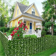 Load image into Gallery viewer, Artificial Ivy Hedge Green Leaf Fence Panels – Faux Privacy Fence Screen