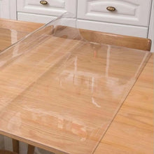 Load image into Gallery viewer, 1pcs Soft Glass Table Mat 2mm PVC Transparent Tablecloth Waterproof Rectangular Table Cover Pad Kitchen Oil-Proof Table Mat
