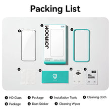 Load image into Gallery viewer, Joyroom 3/2/1PCS HD Glass For iPhone 17 16 15 Pro Max Screen Protector Full Screen Tempered Glass Protection For iPhone 17 16 15