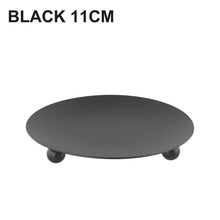 Load image into Gallery viewer, Rack Candle Holder For Wedding Iron Plate Metal Party Pedestal Pillar Round Rustless Spa Accessories Brand New