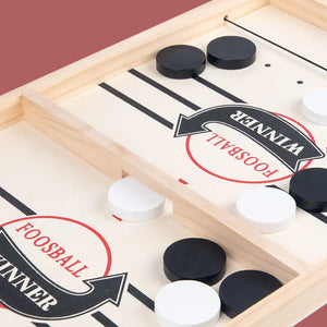 Fast Sling Puck Game! Table Hockey, Action-Packed