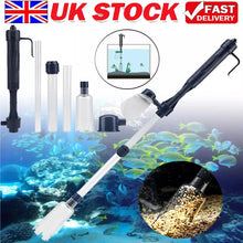 Load image into Gallery viewer, Aquarium Electric Cleaning Vacuum Water Filter Siphon Vacuum Cleaner Fish Tank Water Changer Gravel Cleaner Pump Water Filters