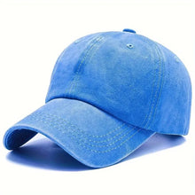 Load image into Gallery viewer, Men Women Unisex Baseball Cap Adjustable Solid Color Casual Hat Stretchy Fabric for Sports Secure Drawstring Closure Dad Hat