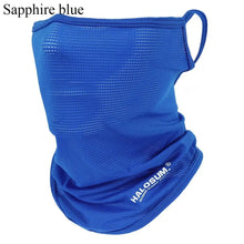 Load image into Gallery viewer, Summer Ice Silk Full Face Mask Balaclava Breathable Sun And UV Protection Motorcycle Scarf Neck Gaiter Bike Sun Protection
