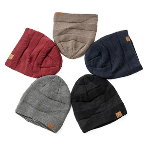 Cozy Unisex Winter Hats with Fur Lining - Stylish Warmth for Men and Women