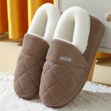 Load image into Gallery viewer, Evshine Soft Sole Slippers For Women Winter Fashion Women Fur Slippers Fuzzy Plush Men Slippers Warm Furry Women Cotton Shoes
