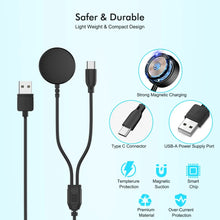 Load image into Gallery viewer, 2-in-1 USB C Charger Cable for Samsung Galaxy Watch6/5/4 &amp; S23 Ultra