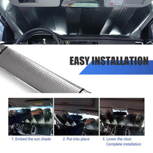 Load image into Gallery viewer, Foldable Sun Visor Reflector for Car Windshield UV Resistant Portable Sunscreen