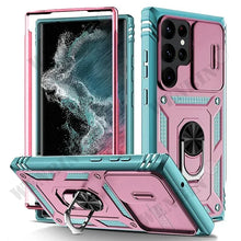 Load image into Gallery viewer, Case For Samsung S26 Ultra S25 S24 S23 Plus S25 FE A57 A56 A37 A36 A17 A16 5G Heavy Duty with Camera 360 Degree Kickstand Cover