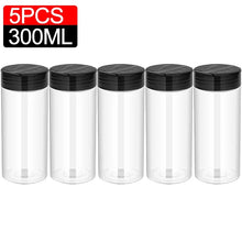 Load image into Gallery viewer, 10/1PCS Clear Spices Bottle Salt Pepper Shakers Plastic Barbecue Seasoning Jars Condiment Box Home Kitchen Powder Storage Can