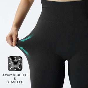 Seamless High Waist Yoga Pants: Peach Buttocks Lift, Fitness Gym Wear 2023