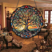 Load image into Gallery viewer, 5.9&quot; Tree of Life Acrylic Wall Art Sun Welcome Sign for Indoor &amp; Outdoor Decor