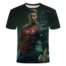 Load image into Gallery viewer, New Ronaldo Venom Graphic T-Shirt Men Women Crew Neck Summer Streetwear Top