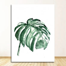 Load image into Gallery viewer, Wall Art Paintings for Living Room Home Decor Scandinavian Style Tropical Plants Poster Green Leaves Decorative Picture Modern