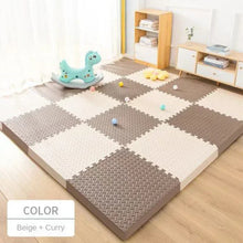 Load image into Gallery viewer, 30*30cm Thicken Sports Gym Mat Protection EVA Leaf Grain Floor Mats Yoga Fitness Non-Slip Splicing Rugs Shock Room