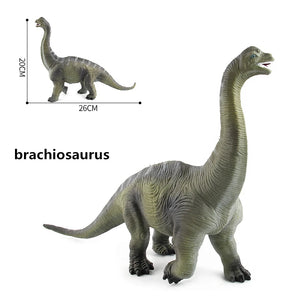 High Quality PVC Jurassic Dinosaur Action Figures – T-Rex & Brachiosaurus Toy Model for Kids