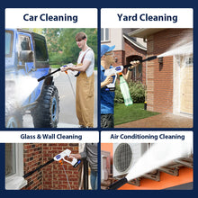 Load image into Gallery viewer, Rechargeable jet washer, portable high-pressure car wash, 6-in-1 nozzle, for garden, windows, cars and motorbikes