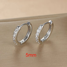 Load image into Gallery viewer, 2PCS Tiny Stainless Steel Huggie Small Hoop Earrings For Women Round Circle Punk Unisex Rock Earring Cartilage Piercing Jewelry