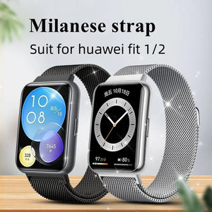 Watch Fit 2 Strap! Stainless Steel, Mesh, Easy Fit