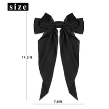 Load image into Gallery viewer, Elegant Satin Bow Hair Clip - Fashion Hairpins for Girls, Women&#39;s Accessories