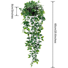 Load image into Gallery viewer, 90cm Artificial Plant Vine Home Decoration Hanging Plastic Leaf Grass Garland Outdoor Wedding Party Decorations Fake Rattan Ivy
