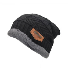 Load image into Gallery viewer, Men&#39;s &amp; Women&#39;s Winter Beanie Hat - Thick Knitted Cap with Fur Lining, Warm Gorro