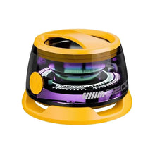 Load image into Gallery viewer, Mini Travel Stereo Speaker Outdoor Magnetic Bluetooth Speaker Wireless Portable with RGB Color Light and Phone Holder for IOS