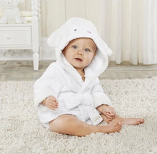 Load image into Gallery viewer, Cotton Baby Robe Bath Towel Cartoon Hoodies Infant Girls Boys Sleepwear Bath Blanket Kids Soft Bathrobe Pajamas Kids Clothing