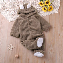 Load image into Gallery viewer, Cute Humor Bear Autumn Cartoon Baby Rompers - Winter Style Toddler Jumpsuits