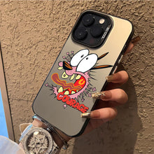 Load image into Gallery viewer, Hot COURAGEOUS Cowardlys Dog Phone Case for IPhone 16 15 14 13 12 11 Mini Pro Max X XR XSMAX 8 7 Plus Anti Fall Matte Back Cover
