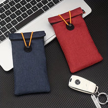 Load image into Gallery viewer, RFID Blocking Car Key &amp; Cell Phone Signal Shield Faraday Wallet with GPS Protection &amp; Anti-Theft Privacy Pouch