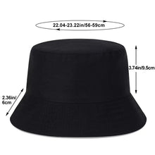 Load image into Gallery viewer, Unisex Letter Bucket Hat - Embroidered Fisherman Cap Sunscreen Outdoor