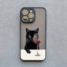 Load image into Gallery viewer, Funny Cat Daily Life Phone Case For iPhone 16 17 pro max Cases 11 12 14 Pro Max Mini 13 15 Plus XR Shockproof  Back Covers