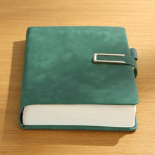 Load image into Gallery viewer, Vintage A5 leather notebook with personalized soft cover - perfect for business meetings and college life