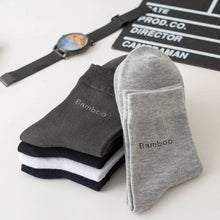 Load image into Gallery viewer, 10 Pairs Bamboo Fiber Socks Men Breathable Anti-Bacterial EU38-46