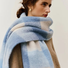 Load image into Gallery viewer, 2025 Winter Thick Warm Scarf Women Cashmere Shawl and Wraps Pashmina Neckerchief Bufanda Female Rainbow Hairy Tessel Echarpe New