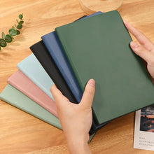Load image into Gallery viewer, A5 Soft Leather Notebook 120 Pages Office Stationery Waterproof Cover Comfortable Touch Hot Selling Notebooks and Journals
