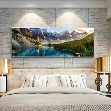 Load image into Gallery viewer, Gorgeous Landscape Canvas Print Painting Lake Forest Mountain Scenery Wall Art Poster For Living Room Bedroom Decoration Picture