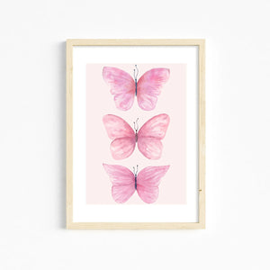 Trendy Pink Wall Art Bows Cherry Balloon Puppy Butterfly Canvas Painting Posters and Prints College Apartment Girl's Room Decor