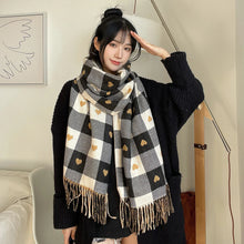 Load image into Gallery viewer, Luxury Winter Cashmere Scarf Women New Design Warm Pashmina Long Tassel Scarves Female Print Shawl Thick Foulard Bufanda