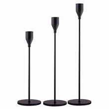 Load image into Gallery viewer, 3Pc/Set European style Metal Candle Holders Fashion Simple Wedding Table Decoration Party Living Room Candlestick Christmas Tabl