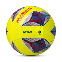 Load image into Gallery viewer, Molten Soccer Ball - Size 3 &amp; Size 4, Wear-Resistant TPU, Soft, Machine Stitched