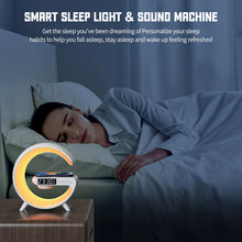 Load image into Gallery viewer, Multifunction Wireless Charger Pad Stand Speaker TF RGB Night Light 15W Fast Charging Station for iPhone Samsung Xiaomi Huawei