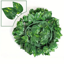 Load image into Gallery viewer, Artificial Green Ivy Leaf Rattan Creeper Leaves Vine Hanging Garland DIY Fake Flowers Plants for Garden Wedding Party Home Decor