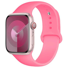 Load image into Gallery viewer, Silicone Band For Apple Watch strap 44mm 45mm 40mm 41mm 42-38mm 45 mm sport bracelet iwatch series 8 7 6 5 4 3 SE 9 Ultra 2 49mm