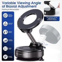 Load image into Gallery viewer, 2026Upgraded Adjustable&amp;Foldable Magnetic Car mobile Phone Holder Hollow out design 360° Rotatable  Zinc Alloy and ABS material