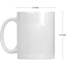 Load image into Gallery viewer, Middle Finger Cup Ceramic Mug Personalized Middle White Funny Coffee Milk Water Tea Cup with Handle for Party April Fool's Day